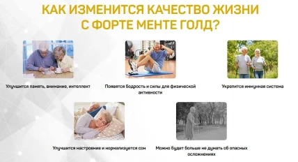 Форте Менте Голд — Состав