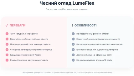 Люмефлекс — Де купити Люмефлекс, наявність та ціни в аптеках