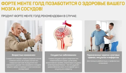 Форте Менте Голд — Показания к применению